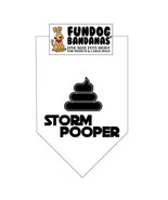 Storm Pooper Fundog Bandanas Triangle Bandana For Medium &amp; Large Dogs OS - $239.46 MXN