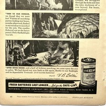 Vintage 1941 Eveready Magazine Print Ad Fresh Dated Batteries National Carbon Co - £10.13 GBP