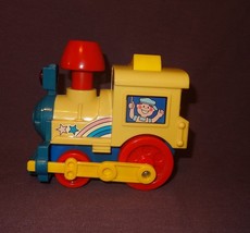 Vintage Train Engine Toy Moves Bumps Turns - $23.89