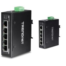 TRENDnet 5-Port Hardened Industrial Gigabit DIN-Rail Switch, 10 Gbps Swi... - $2,086.96 MXN