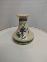 Vintage 3&quot; Devon Violets Perfume Bottle Bud Vase England Marked Germany - $13.10