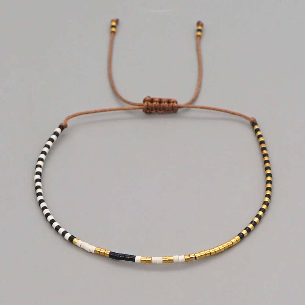 Boho Style Delica Seed Beads Bracelets for Women Friendship Bracelet Jewelry Col - £14.49 GBP