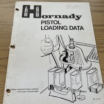 1972 HORNADY PISTOL LOADING DATA, RELOADING MANUAL - $253.40 MXN