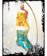 NEW Authentic Christopher Radko Disney WINNIE THE POOH Hand blown Glass ... - $129.99