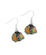 Aminco NHL Chicago Blackhawks Logo Dangler Earrings - $20.21 CAD