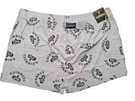 Men&#39;s Guinness Boxer Shorts Underwear Beer Gray Cotton 3XL NEW W TAGS Fr... - £12.65 GBP