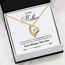 Express Your Love Gifts Mother Necklace You are The Sweetest Gift Forever Pendan - £39.53 GBP