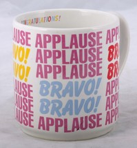 APPLAUSE BRAVO! CONGRATULATIONS Coffee Cup mug for being proud of an ach... - £5.98 GBP
