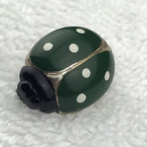 Beetle Lady Bug Green Pin Brooch Vintage - £9.54 GBP