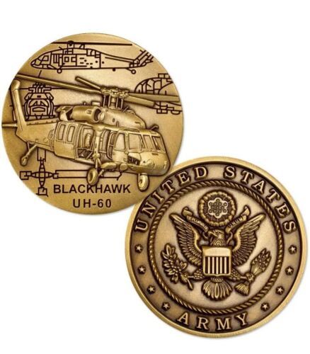 Primary image for U.S. Army UH-60 Blackhawk 101st Airborne Air Assault Challenge Coin.