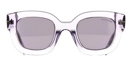 TOM FORD PIA TF659 78Z VIOLET CRYSTAL SQUARE UNISEX SUNGLASSES - £188.07 GBP