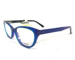 GUESS GU9169 092 de Niña Gafas Monturas Azul Violeta Ojo de Gato Complet... - $65.09