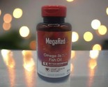 MegaRed Omega3 Fish Oil Supplement 800mg Advanced 6xAbsorption 80 Gels E... - £13.44 GBP