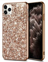 Case for iPhone 11 Pro Max Glitter Sparkle Bling Shiny Cover for Girl Ultra Slim - £10.12 GBP