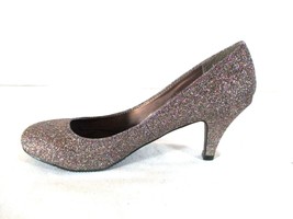 Call It Spring Rainbow Glitter Slip On Pump Heels Shoes Women&#39;s 8 (SW19) - £19.69 GBP
