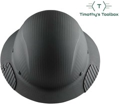 Lift Safety HDFM-17KG Dax Carbon Fiber Composite Hard Hat- Matte Black - £125.30 GBP