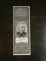 Vintage 1902 Coke Dandruff Cure A.R. Bremer Company Original Ad 1021 B - £5.24 GBP