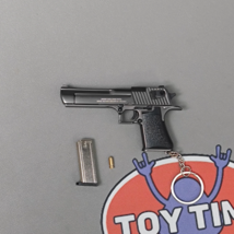 Keychain,1:3 Desert Eagle Toy Gun Model Keychain Metal Alloy Pistol Mini... - £10.21 GBP
