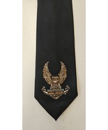 Harley Davidson Neck Tie  2003 Ralph Marlin - Chrome Engine Eagle - $17.80 CAD