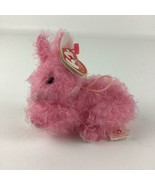 Ty Basket Beanies Sugartwist Easter Bunny Pink Plush Bean Bag Stuffed To... - $27.01 CAD
