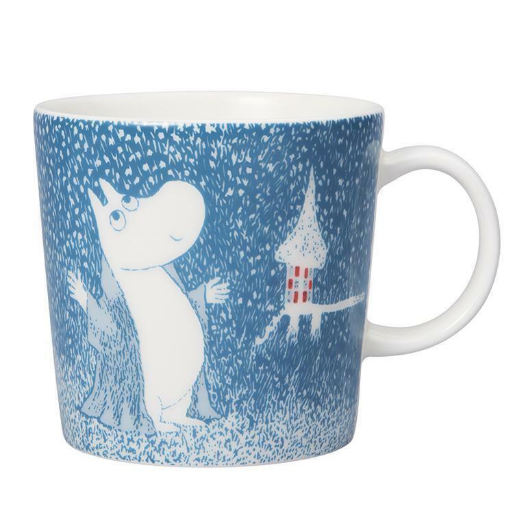 Arabia Moomin Winter mug 2018 Light Snowfall / Hento Lumisade *EXPRESS - $40.04