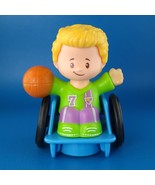 Fisher Price Little People Josh Basketball Player Wheelchair Figure FGX5... - £4.33 GBP