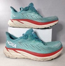 Hoka One One W Clifton 8 1121375 AEBL Women Size 6 D Wide Running Shoes Teal - £35.06 GBP