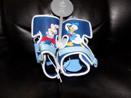 Disney Store Baby Mickey &amp; Donald Sandals Size 12/18 Months NEW - £12.05 GBP