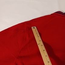 American Living Men's Red Cotton Blend Full Zip Polo Jacket Long Sleeve Size XL image 3