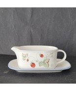 Savoir Vivre gravy boat with plate Oven to Table Dishwasher Microwave Safe - £7.62 GBP