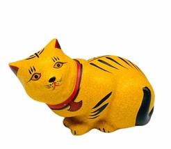 Curio Cat figurine Franklin mint collection kitten sculpture NIB box Cha... - £23.39 GBP