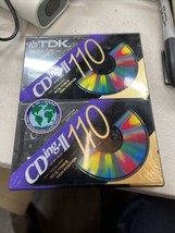 TDK CDing-II High Bias 110 Min IECII Type II Blank Cassette Tapes (2 Pac... - $8.60