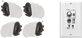 Pyle 8” 4 Bluetooth Flush Mount - In-Wall In-Ceiling 2-Way, White Pwa15Bt - $321.99