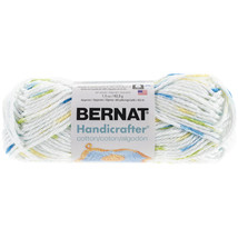 Bernat Handicrafter Cotton Ombre Yarn, 1.5 oz, Gauge 4 Medium, 100% Cotton, Summ - £12.35 GBP