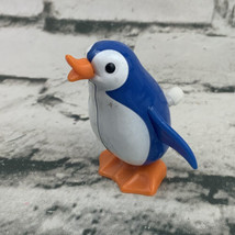 Collectible Vintage Wind Up Toy Walking Blue Penguin - $11.88