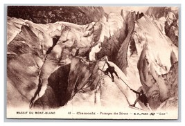 Mountain Climbers Mont-Blanc Massif France UNP DB Postcard  V23 - £3.13 GBP