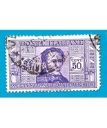 Used Italy Postage Stamp (1932) 50c Dante Alighieri Society - Scott #273  - £1.55 GBP