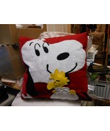 Hallmark &quot;Peanuts - Christmas Snoopy &amp; Woodstock&quot; Pillow 16 x 16&quot; NWT - $644.94 MXN