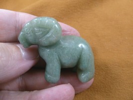 Y-RAM-569 green Aventurine RAM SHEEP gemstone carving FIGURINE gem BIG H... - £10.95 GBP