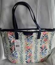 Vera Bradley Small Every Day Tote Bag, paradise Cream Stripe - $40.00