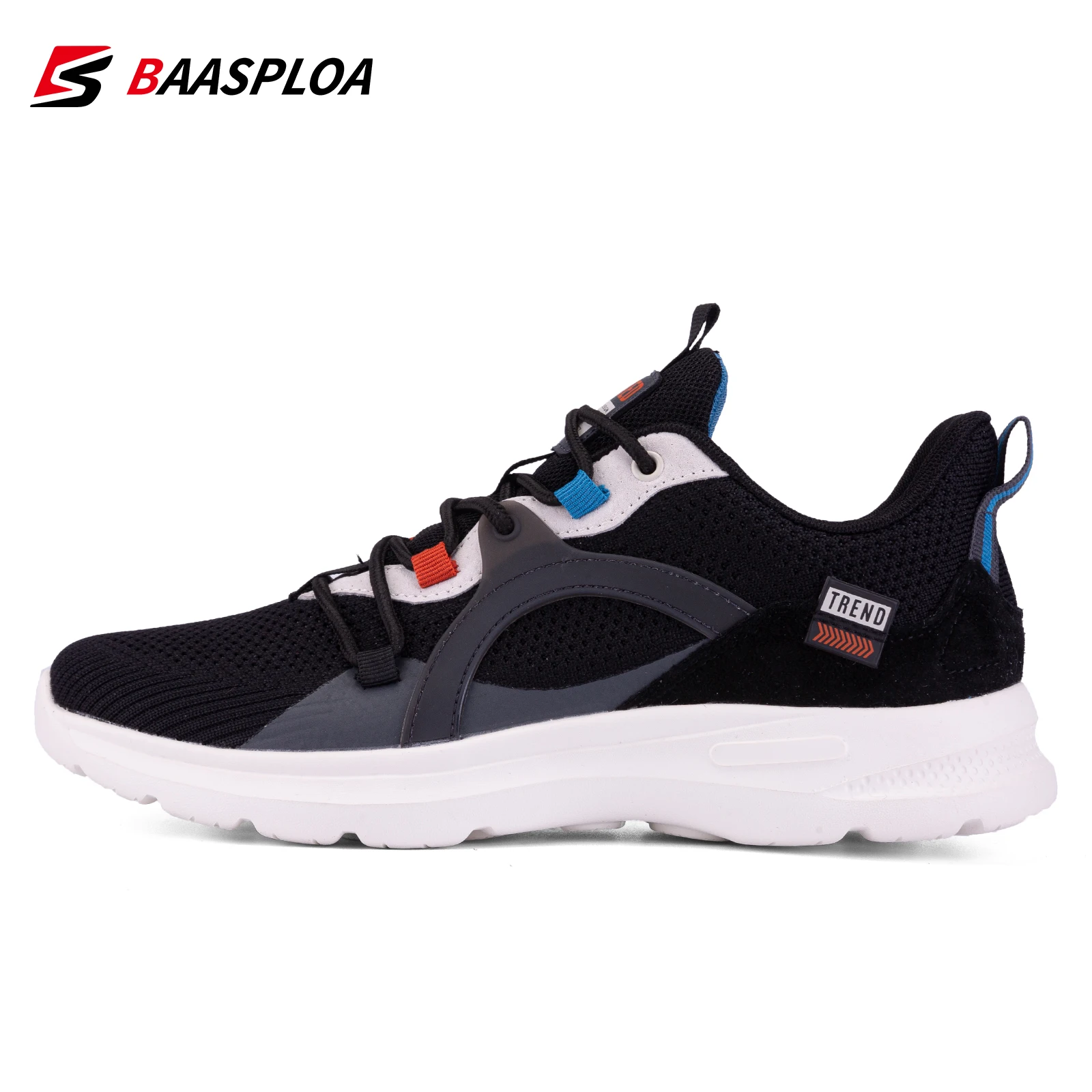 Best Sneakers Baasploa 2024 New Men  Lightweight Knit Wal Shoes Male Fashion Run - £58.51 GBP