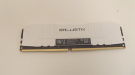Crucial Ballistix 8GB DDR4 3000MHz Desktop Ram Xmp BL8G30C15U4W.8FE A-5 - £15.78 GBP