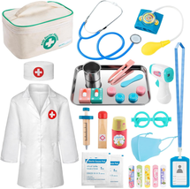 Doctor Kit for Toddlers 3-5, Doctor Kit for Kids, Pretend Doctor Playset, Durabl - $32.87