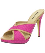 Michael Antonio Women's Toros-Woven Sandal Heel Pink Size 6M - $21.14