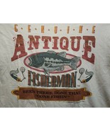 Vintage 1994 Laid Back Ent Inc Genuine Antique Fisherman SS T-Shirt Size XL - $37.81