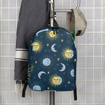 New Everyday Travel Backpack Celestial Stars Zip Top Large Fits Laptop Padded - £32.10 GBP