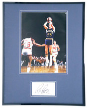 Rick Barry Signed Framed 16x20 Photo Display Warriors - £79.11 GBP