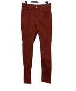 Seven7 Tummyless Skinny Jeans Womens Size 10 Rust Colored High Rise - $19.79