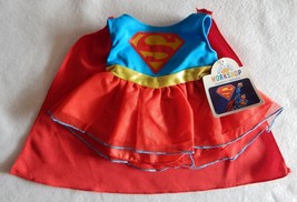 NEW Build A Bear Clothes Super Girl Girl&#39;s Superman Costume Cape Super H... - $39.99