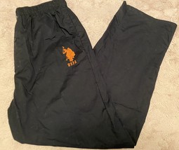 USPA Polo Assoc. Sleepwear Pajama Pants (large gold logo, black, Men’s medium) - £11.21 GBP